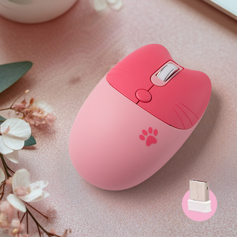 かわいい猫2.4GHzワイヤレスマウス
