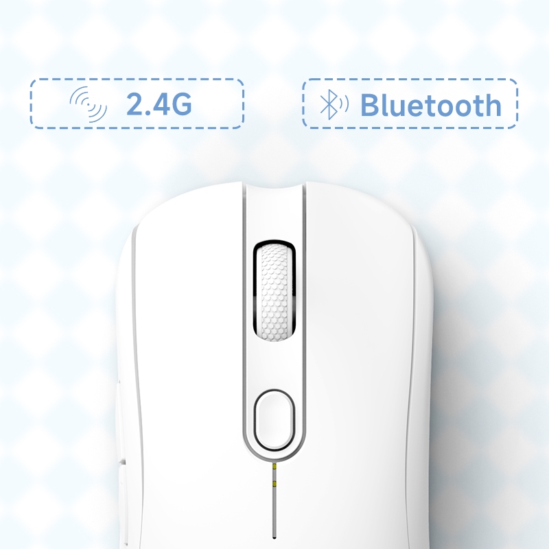 AKKO AG ONE ライト シナモロール ワイヤレスマウス 500mAh Bluetooth 5.0&2.4G